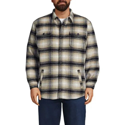 Men's Tall Super Brushed Shirt Jacket