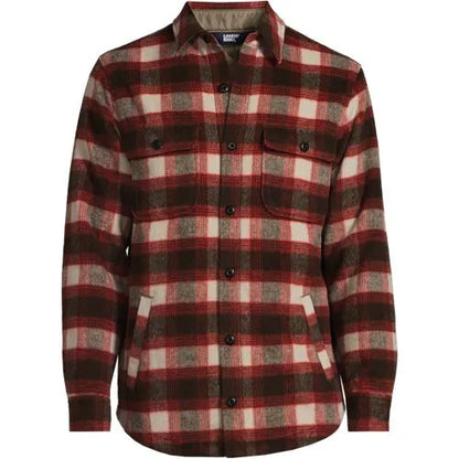 Men's Tall Super Brushed Shirt Jacket
