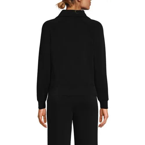 Women's Cupro Long Sleeve Half Zip Pullover