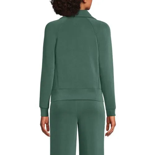 Women's Cupro Long Sleeve Half Zip Pullover