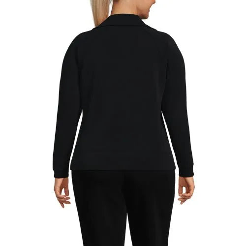 Women's Cupro Long Sleeve Half Zip Pullover