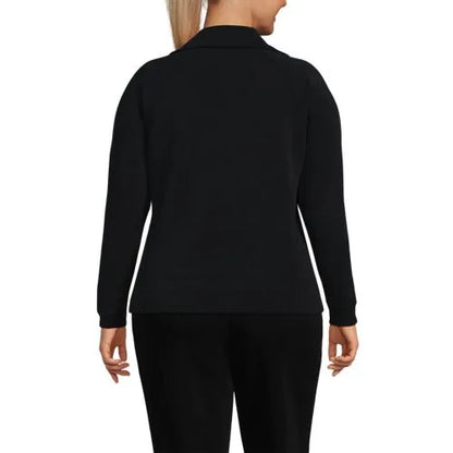 Women's Cupro Long Sleeve Half Zip Pullover