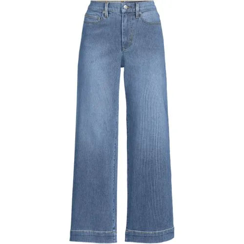 Women's Recover Denim High Rise Wide Leg Crop Jeans
