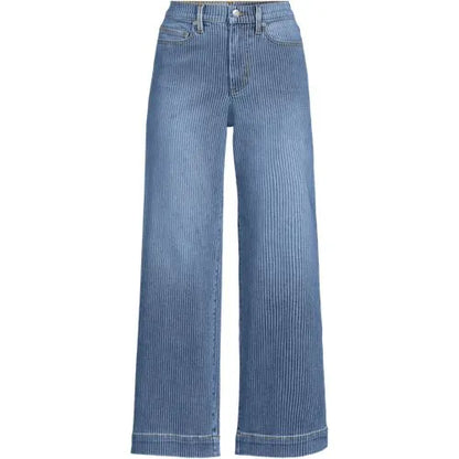 Women's Recover Denim High Rise Wide Leg Crop Jeans
