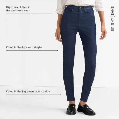 Women's High Rise Stretch Denim Skinny Jeans