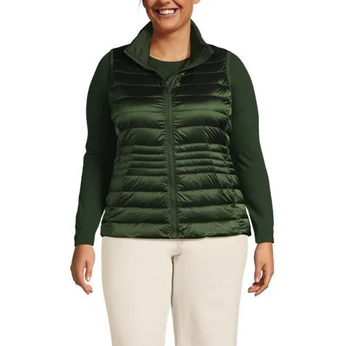 Women's Plus Size Wanderweight Packable Down Vest