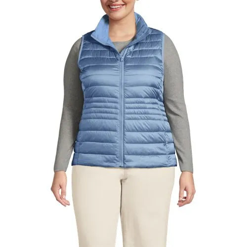 Women's Plus Size Wanderweight Packable Down Vest