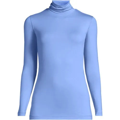 Women's Petite Baselayer Cozy Thermaskin Turtleneck Top