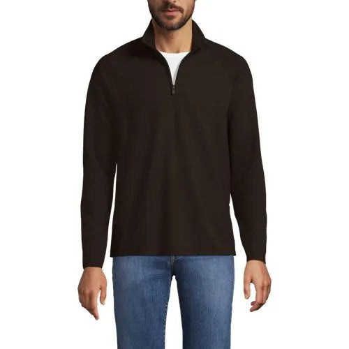 Men's Long Sleeve Waffle Quarter Zip