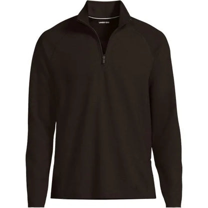 Men's Long Sleeve Waffle Quarter Zip