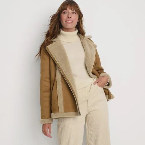 Women's Faux Shearling Jacket