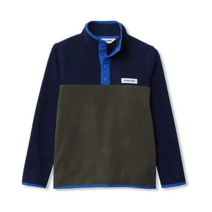 Kids Anyweather Fleece Snap Neck Pullover