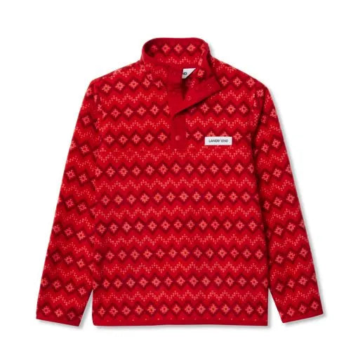 Kids Anyweather Fleece Snap Neck Pullover