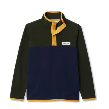 Kids Anyweather Fleece Snap Neck Pullover