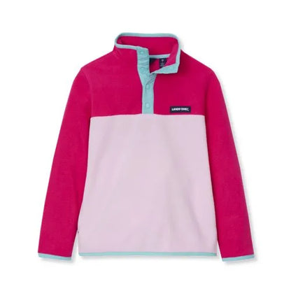 Kids Anyweather Fleece Snap Neck Pullover