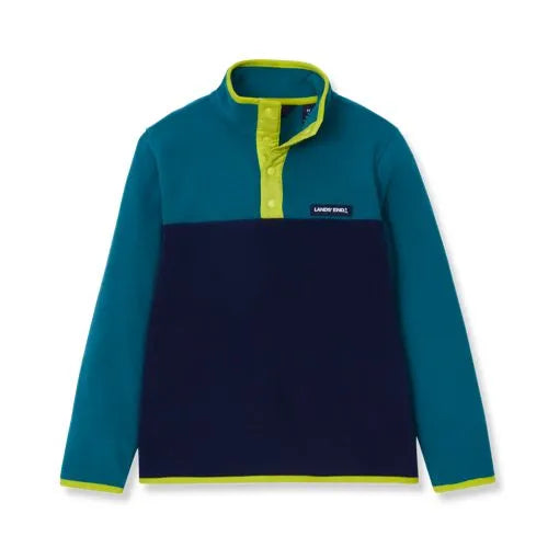 Kids Anyweather Fleece Snap Neck Pullover