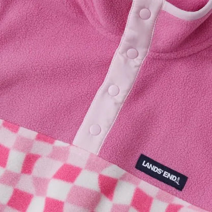 Kids Anyweather Fleece Snap Neck Pullover