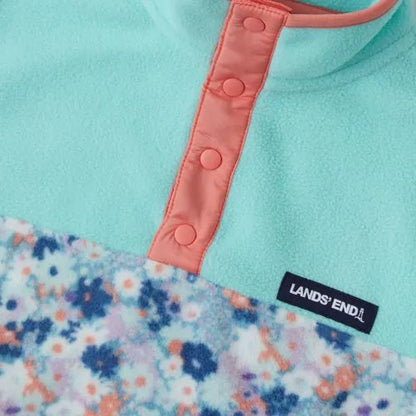 Kids Anyweather Fleece Snap Neck Pullover