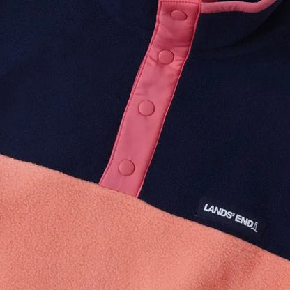 Kids Anyweather Fleece Snap Neck Pullover