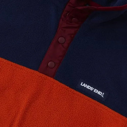 Kids Anyweather Fleece Snap Neck Pullover
