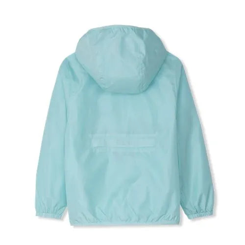 Kids Waterproof Hooded Packable Rain Jacket