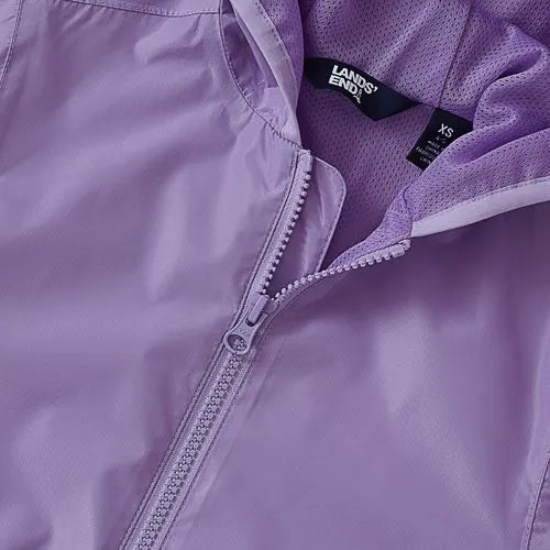Kids Waterproof Hooded Packable Rain Jacket