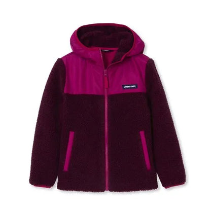 Kids Sherpa Fleece Hooded Jacket
