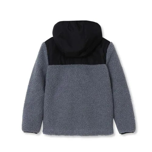 Kids Sherpa Fleece Hooded Jacket