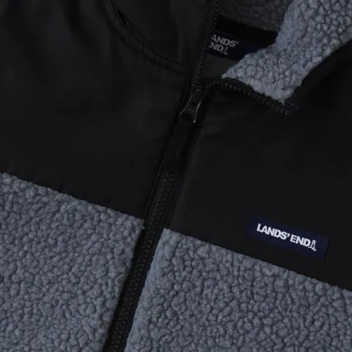 Kids Sherpa Fleece Hooded Jacket