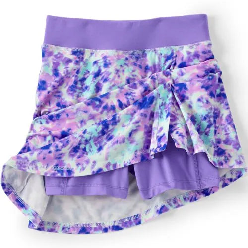 Girls Split Hem Active Skort