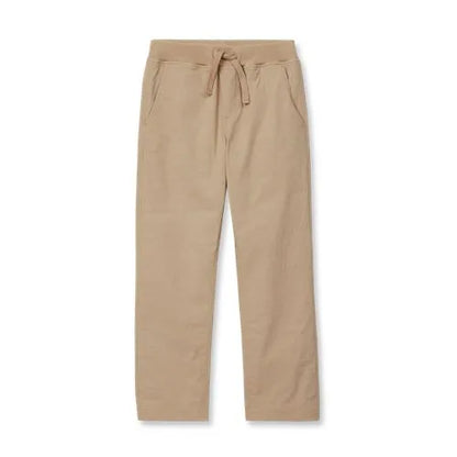 Boys Iron Knee Stretch Jersey Lined Pull On Pants