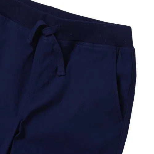 Boys Iron Knee Stretch Jersey Lined Pull On Pants