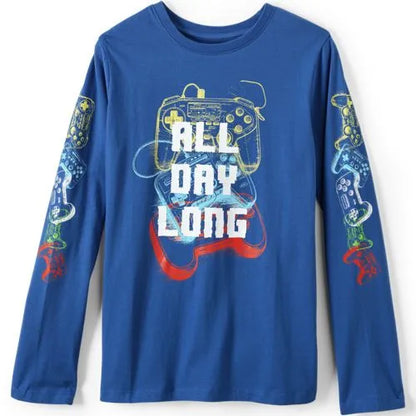 Boys Long Sleeve Graphic Tee