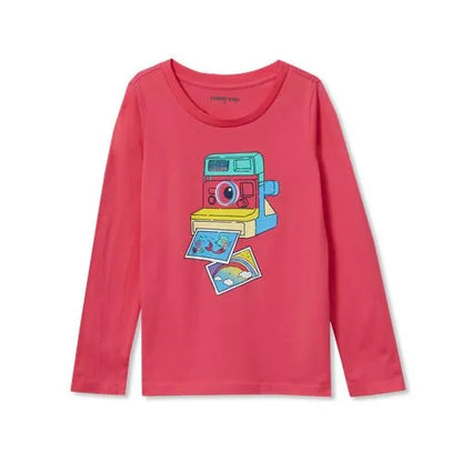 Girls Long Sleeve Graphic Tee