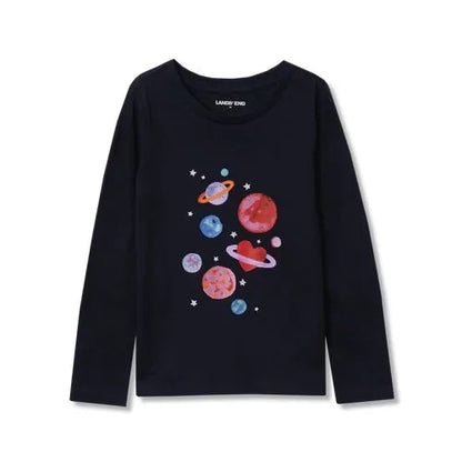 Girls Long Sleeve Graphic Tee