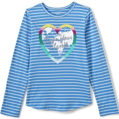 Girls Long Sleeve Graphic Tee