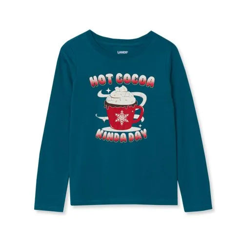Girls Long Sleeve Graphic Tee