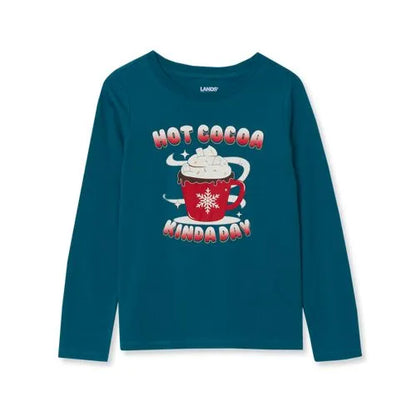 Girls Long Sleeve Graphic Tee