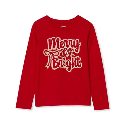 Girls Long Sleeve Graphic Tee