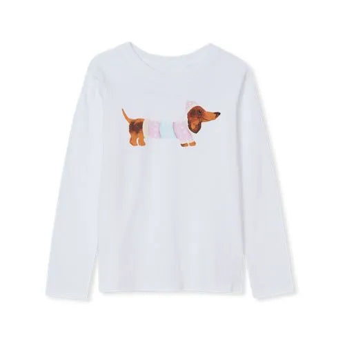 Girls Long Sleeve Graphic Tee