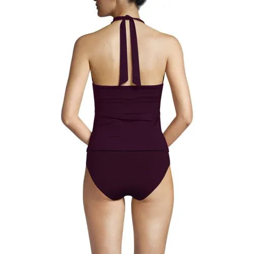 Women's Twist Halter Tankini Top