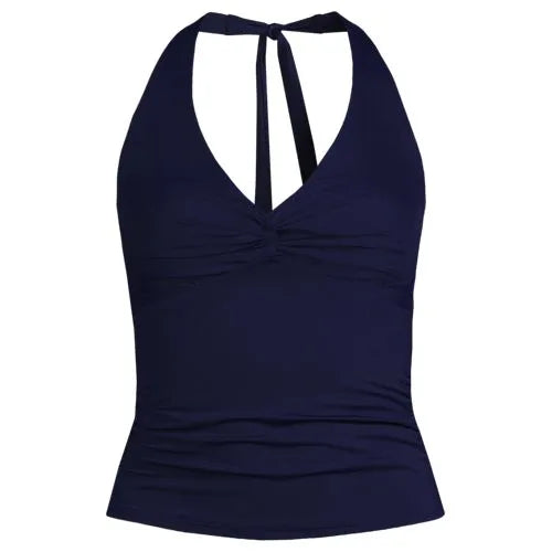 Women's Twist Halter Tankini Top