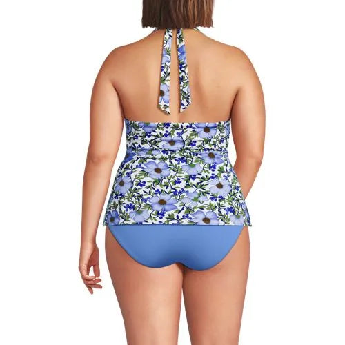 Women's Twist Halter Tankini Top