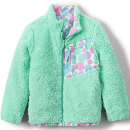 Girls Reversible Fleece Puffer Jacket