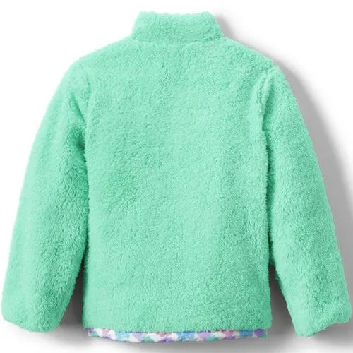 Girls Reversible Fleece Puffer Jacket