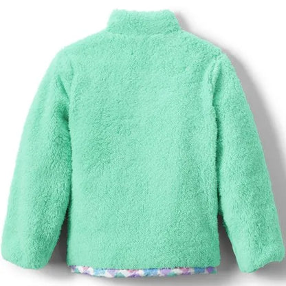 Girls Reversible Fleece Puffer Jacket