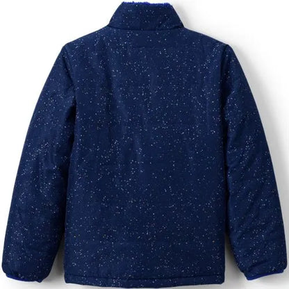 Girls Reversible Fleece Puffer Jacket