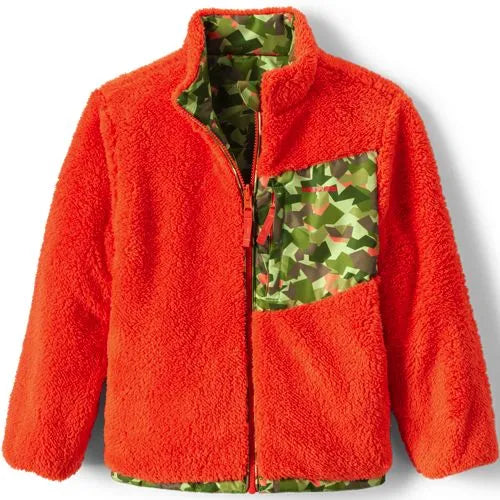 Boys Reversible Fleece Puffer Jacket
