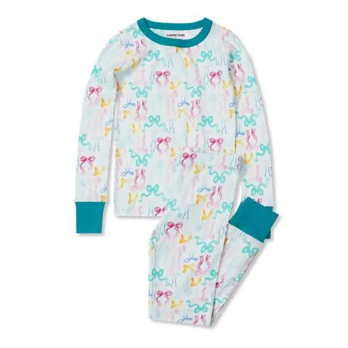 Kids Long Sleeve Top and Bottom Snug Fit Pajama Set