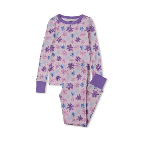 Kids Long Sleeve Top and Bottom Snug Fit Pajama Set